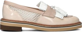 Pertini Schoenen, Dames, Beige, 41 EU, Leer, Beige Instappers voor een Stijlvolle Lente en Zomer