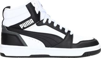 Puma Stijlvolle Mid Sneaker - Heren - Sneakers - Zwart - 36 EU - Leer - Schoenen