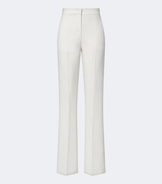 Max Mara Elegante cady straight-leg pants