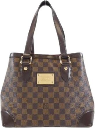 Louis Vuitton Pre-owned Handbags, female, Brown, Size: ONE SIZE Pre-owned Canvas Handbag