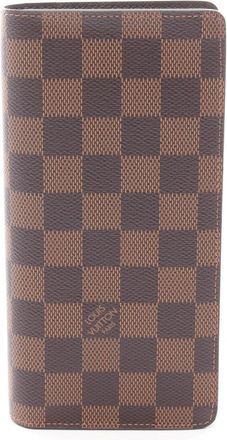 Louis Vuitton Brown Pvc Long Wallet (Bi-Fold) (Pre-Owned)