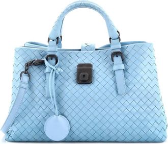 Bottega Veneta Roma Bag Intrecciato Nappa Small tote bag - Blu