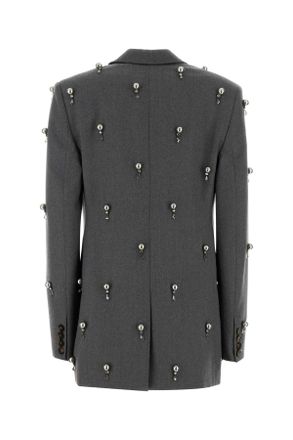 Stella McCartney 6501613cu703 1262 Greymelange Giacche E Gilet Jacket