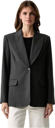 Liu Jo Blazer de franela - Jackets - Mujer - Gris - M