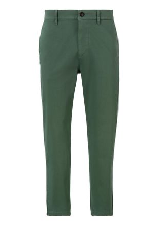 Boss Orange by Hugo Boss Chinohose BOSS ORANGE tapered, Herren, Gr. 31, L&auml;nge 34, gr&uuml;n (open gr&uuml;n341), Web, Obermaterial: 97% Baumwolle, 3% Elasthan, gerade, unten schmal lang