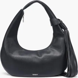 DKNY Hope Hobo in Black/silver at Nordstrom
