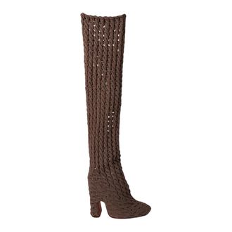 Isa Boulder Over-knee Boots, female, Brown, Size: 6 US Minicable Boots