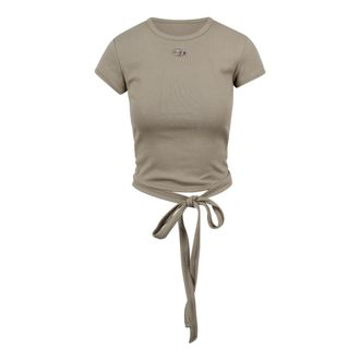 Diesel T-Shirts, female, Beige, Size: XS T-Bunny-Tail T-shirt