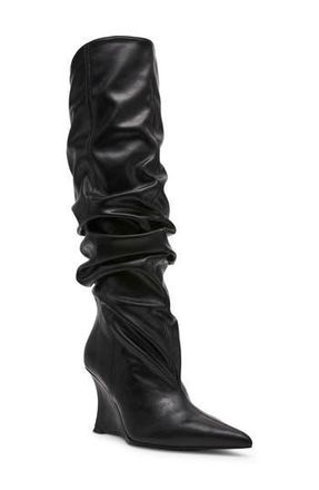 Steve Madden Distortion Knee High Boot in Black at Nordstrom Rack, Size 8 Wide Calf