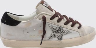 Golden Goose Sneakers Super-Star in pelle e cavallino con effetto vissuto