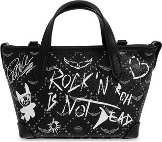 Zadig&Voltaire Z Shopper Mini Rock Tag Bag - Dames - Handtassen - Zwart - ONE Size - Polyester - Tassen