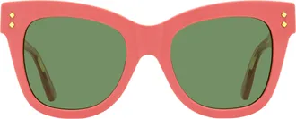 Gucci GG1082S Square Cat-Eye Sunglasses - Pink