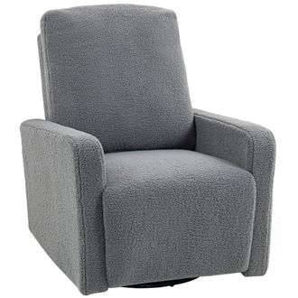 HOMCOM Sill&oacute;n reclinable 76x94x100 cm gris