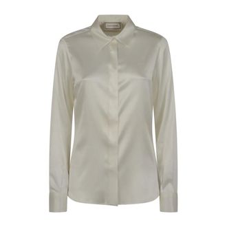 Tagliatore Shirts, female, Beige, Size: XL Andra Shirt