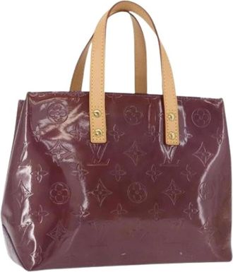 Louis Vuitton Pre-owned Vintage Handtas - Dames - Vintage Handtas - Paars - ONE Size - Leer - Vintage