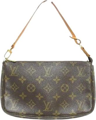 Louis Vuitton Pre-owned Shoulder Bags, female, Brown, Size: ONE SIZE Pre-owned Monogram Accessory Pouch