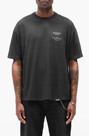 Represent Revere Manor Graphic T-Shirt in Stained Black at Nordstrom, Size Xx-Large