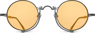 Matsuda 10601H MBK Mens Sunglasses Silver Size 45