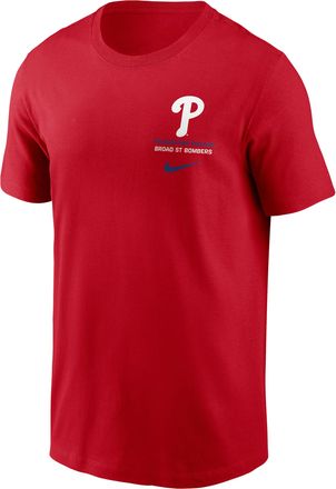 Nike Philadelphia Phillies 2-Hit Nike Mens MLB T-Shirt in Red | N19962QPP-1DJ