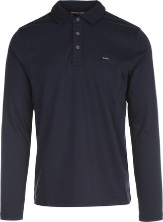 Michael Kors Long Sleeve Sleek Polo Shirt