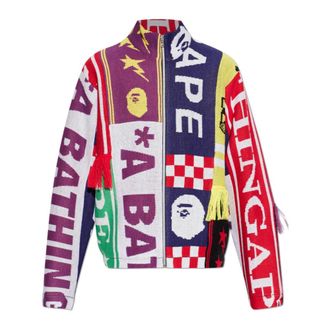 A Bathing Ape Cardigan met patroon - Heren - Vesten - Veelkleurig - M - Truien & Vesten
