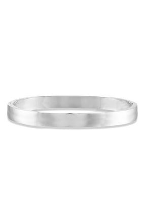 BEN ONI Polished Bold Bangle Bracelet in Silver at Nordstrom