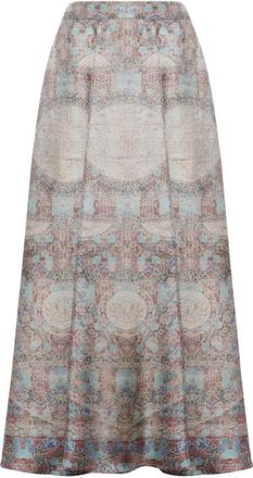 Pierre-Louis Mascia Aloe A-line Rok - Dames - Midirokken - Roze - S - Rokken