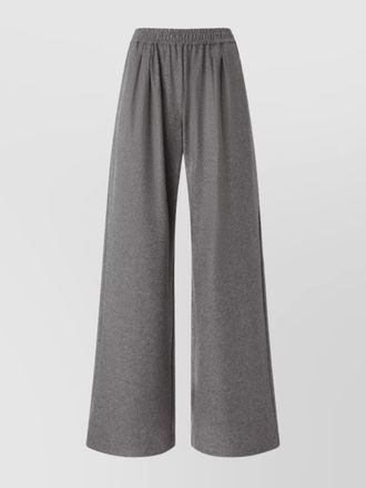 Pinko high-rise flannel wide-leg trousers