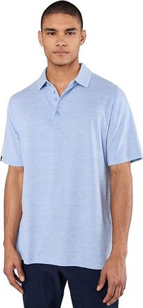 Callaway Heather Jacquard Polo Mens Clothing Vista Blue Heather : 2XL, Elastane/Polyester