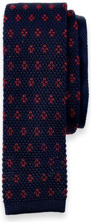 Paul Fredrick Dot Knit Silk Tie