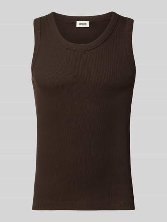Drykorn Drykorn Tanktop in Ripp-Optik Modell Nathan in Dunkelbraun, Gr&ouml;&szlig;e XXL