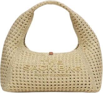 Marc Jacobs Tassen, Dames, Beige, ONE Size, Polyester, Crochet Mini Sack Bag