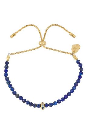 Estella Bartlett Amelia Lapis Lazuli Slide Bracelet in Gold at Nordstrom