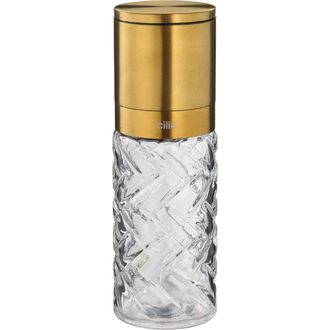 cilio Cristallo Glass & Stainless Steel Salt and Pepper Mill in Gold at Nordstrom