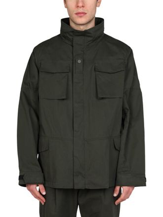 Lardini Dark Green Solid Jackets