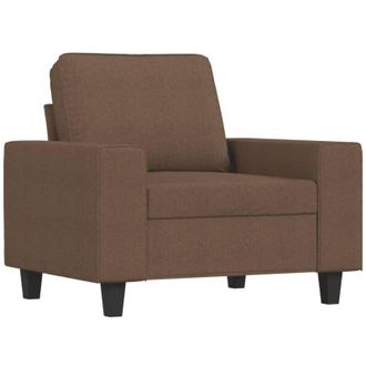 vidaXL Sill&oacute;n De Tela Marr&oacute;n 60 Cm Vidaxl