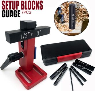 OEM Juego De 7 Bloques Patr&oacute;n De Precisi&oacute;n - Para Herramientas De Medici&oacute;n De Taller