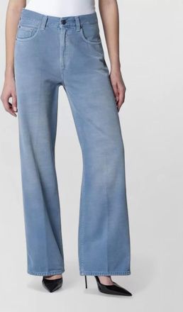 Haikure denim wide-leg trousers