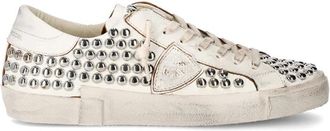 Philippe Model Sneakers Prsx Tennis - Heren - Sneakers - Wit - 42 EU - Katoen - Schoenen