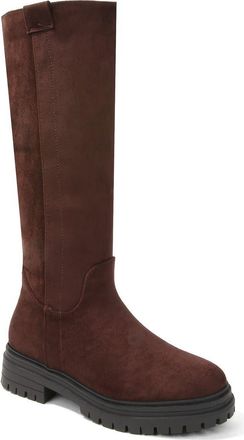 Berness Fleece Lined Knee High Boot in Brown at Nordstrom Rack, Size 6.5
