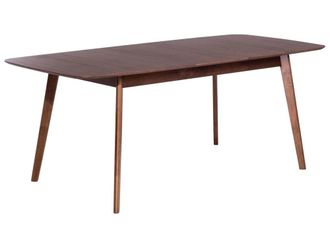 Beliani Mesa de comedor de derivado de madera 8 personas l150 190