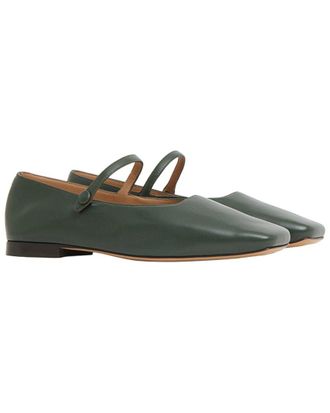 Mansur Gavriel Square-Toe Leather Mary Jane
