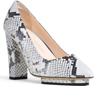 BEAUTIISOLES Pippa Leather Pump in Animal Print at Nordstrom, Size 39.5