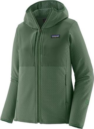 Patagonia R2 Crossstrata Hoody Softshelljacke f&uuml;r Damen | oliv