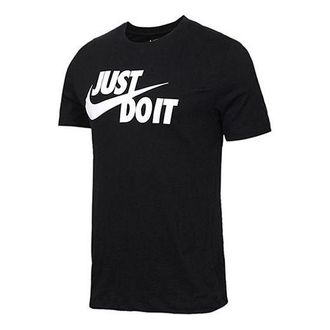 Nike Sportswear Tee Just Do It Casual Sport Round NeckShort Sleeve Mens Black AR5006-011