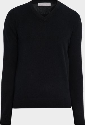 Neiman Marcus Men & apos;s Cashmere V-Neck Sweater