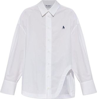 The Attico White Logo Cotton Shirt