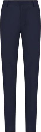 Duno Slim-fit Broek - Heren - Slim Fit Broeken - Blauw - 2XL - Leer - Broeken