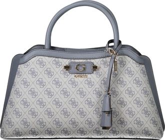 Guess Tassen, Dames, Blauw, ONE Size, Polyester, Lindsey Satchel Bag
