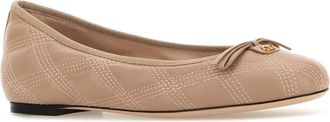 Valentino Garavani Womens Valentino Ballerina Pink Leather